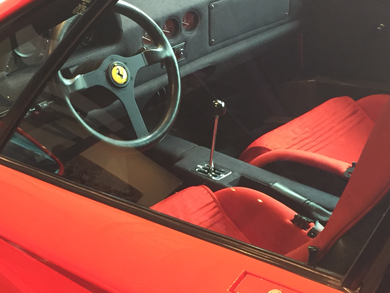 The gated shifter, like the rest of the car, is pure art.